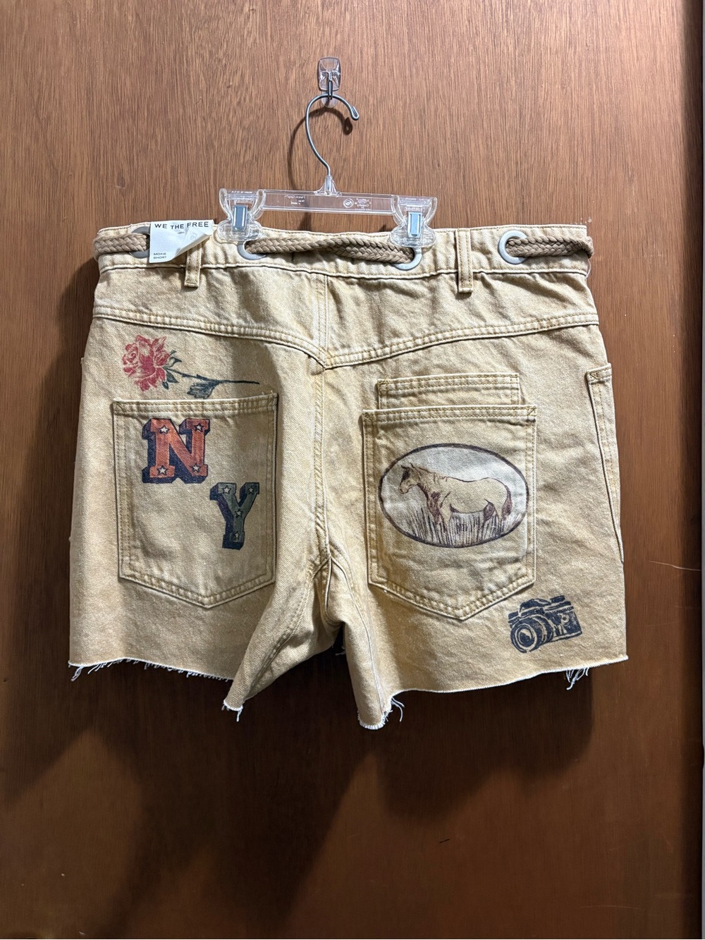 Free People We The Free Moxie Printed Barrel Shorts - Picture 6 of 8